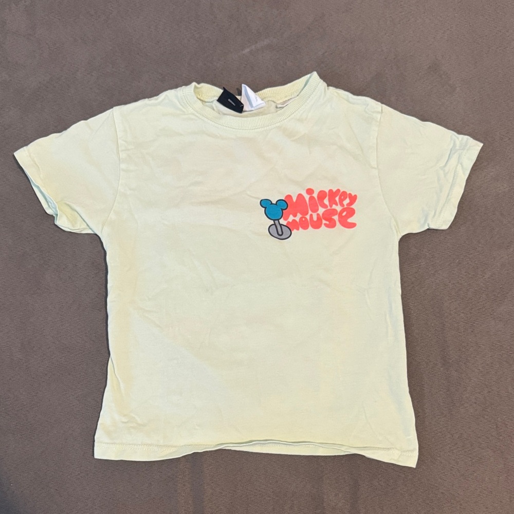 Zara Mickey Mouse Kids T-Shirt - Sz 6